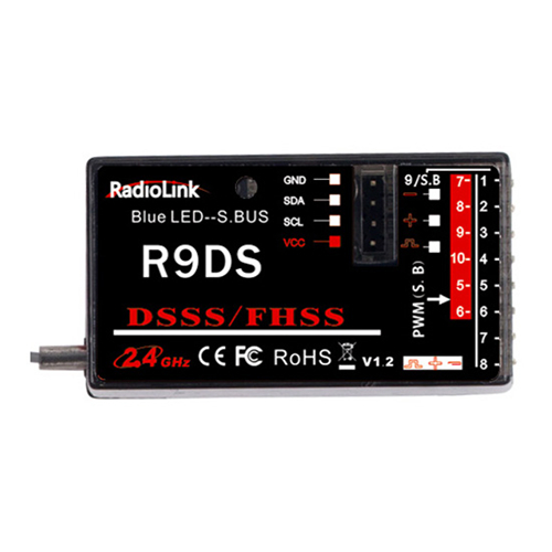�˾���ũ  [RadioLink] ������ũ R9DS 2.4Ghz 9ä�� ���ű� DSSS/FHSS - AT9/AT9S ȣȯ