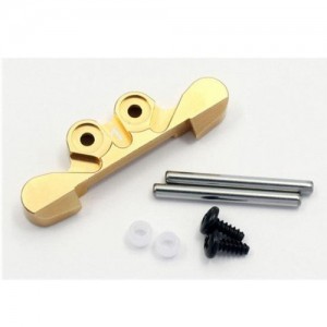 [KYOSHO] Aluminum Rear Sus Mount (1-deg/Gold)