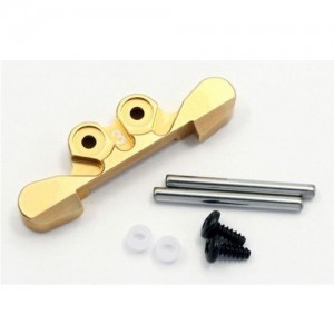 [KYOSHO] Aluminum Rear Sus Mount (3-deg/Gold)