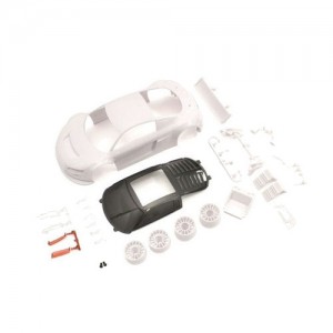 [KYOSHO] Audi R8LMS Night-R WhiteBodySet w/Wheel
