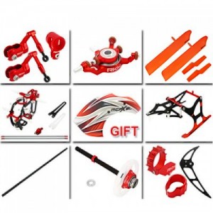 CNC Advanced DFC Head Upgrade Kit (Red) - Blade mCPXBL