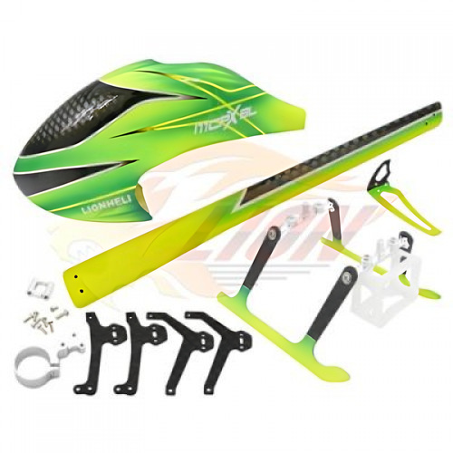 �˾���ũ mCPXBL-GFC07-S BLADE mCPXBL - G Fiberglass Fuselage Combo 07/w Aluminum Part (Use with CNC Frame)