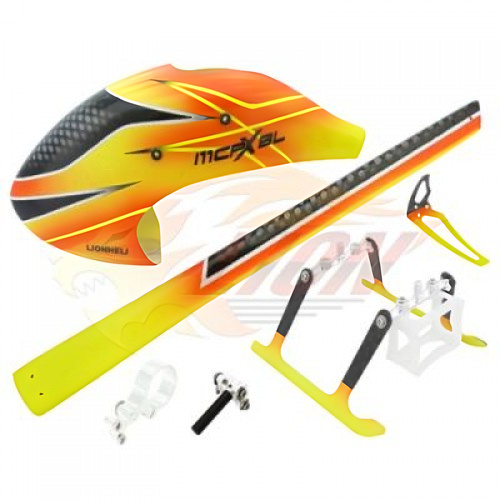 �˾���ũ mCPXBL-GFC09S-S BLADE mCPXBL - G Fiberglass Fuselage Combo 09/w Aluminum Part (Use with Stock Frame)