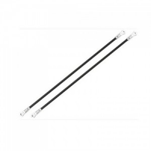 CNC AL Tail Boom Support Set (Silver) - Blade 180 CFX