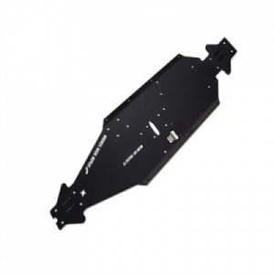 [ARRMA] ALUMINUM CHASSIS CNC 7075 T6 LWB (BLACK) (1PC)