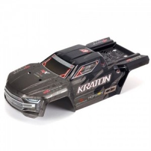 [ARRMA] KRATON 1/8TH EXB PAINTED DECALED TRIMMED BODY (BLACK)