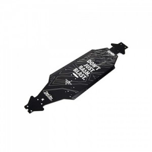 [ARRMA] ALUMINUM CHASSIS CNC 7075 T6 LWB (BLACK) (1PC)