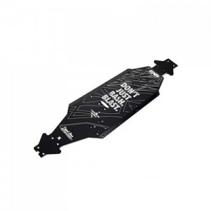 [ARRMA] ALUMINUM CHASSIS CNC 7075 T6 LWB (BLACK) (1PC)