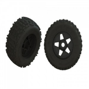 [ARRMA] DBOOTS BACKFLIP TIRE SET GLUED (1 PAIR)  1:5 OUTCAST 8S