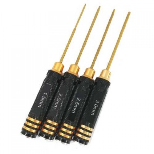 �˾���ũ HSS-GD [Ares Racing] [��ȭ�� ���ݽ�ƿ ��ǰ�� Gold TooL] ���� ��ġ 4�� ��Ʈ �̸� ������ BŸ�� (1.5mm/2.0mm/2.5mm/3.0mm)