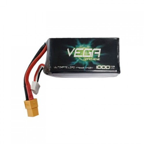 �˾���ũ  [VEGA] ���� �׷��� 4�� 14.8V 1000mAh 120C ��Ƭ������ ���͸� - XT60