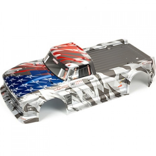 �˾���ũ ARA410006 [ARRMA] INFRACTION 6S BLX PAINTED DECALED TRIMMED BODY (SILVER/RED)