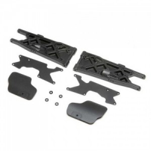 [TLR Racing] Rear Arms Mud Guards Inserts (2): 8XT