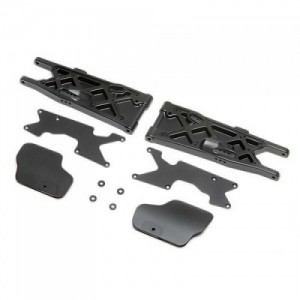 [TLR Racing] Rear Arms Mud Guards Inserts (2): 8XT