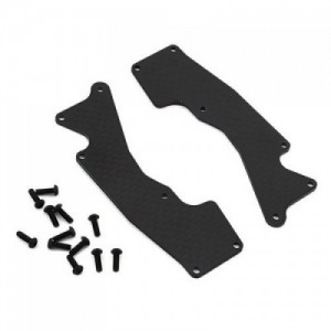 [TLR Racing] Front Arm Inserts Carbon 8XT