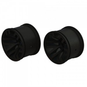 [ARRMA] AR510097 MT 2.8 Wheel 14mm Hex Black (2)