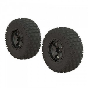 [ARRMA] Dboots Fortress SC Tire Set Glued Gun Metal (2)