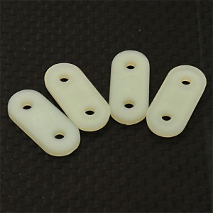 Nylon Flat Plates L21 x H10mm 4pcs