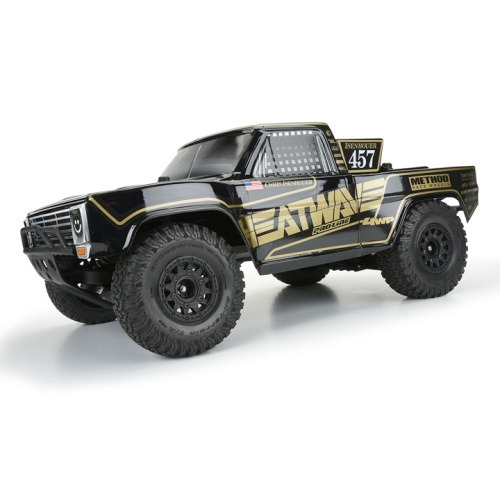 �˾���ũ PRO355118 [Pro-Line Racing] 3551-18 Pre-Cut 1967 Ford? F-100 Race Truck Heatwave? Edition Tough-Color (Black)