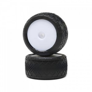 [TEAM LOSI] BK Bar RR Mounted White (2): Mini-B