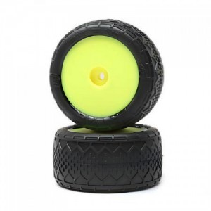 [TEAM LOSI] BK Bar RR Mounted Yellow (2): Mini-B