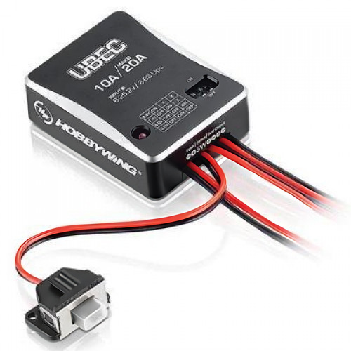 �˾���ũ UBEC-10A-6S [HOBBYWING] 2-6S ������ 10A UBEC HV Type (5V/6V/7.4V/8.4V)