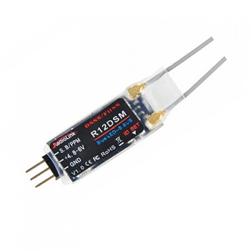 �˾���ũ R12DSM [RadioLink] ������ũ R12DSM 2.4Ghz 12ä�� SBUS/PPM ��� ����ũ�� ���ű� DSSS/FHSS