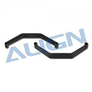 [ALIGN] T-Rex550E/600E/700E Landing Skid Set/Black(Universal Type)