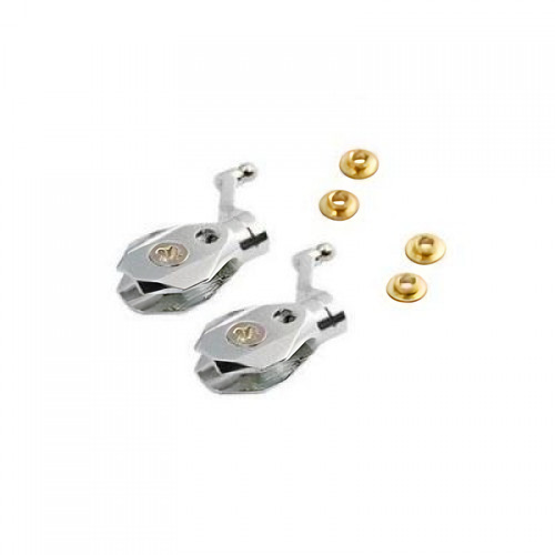 �˾���ũ MHEMCPX002 [MH] Precision CNC Aluminum Main Blade Grip Set(Silver) for Blade mCP-X �ɼǺ�ǰ