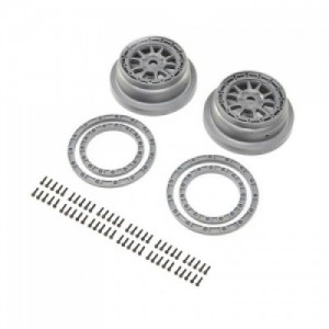 [TEAM LOSI] Beadlock Wheel and Ring Set (2): SBR 2.0