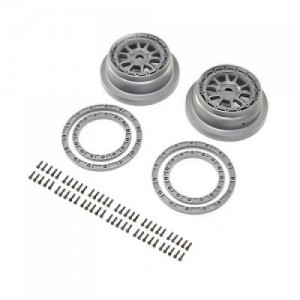 [TEAM LOSI] Beadlock Wheel and Ring Set (2): SBR 2.0