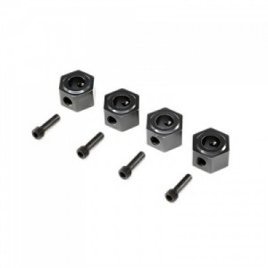 [TEAM LOSI] 12mm Machined Wheel Hex (4): LMT