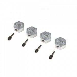 [TEAM LOSI] 17mm Hex Adapter w/screwpin (4): LMT