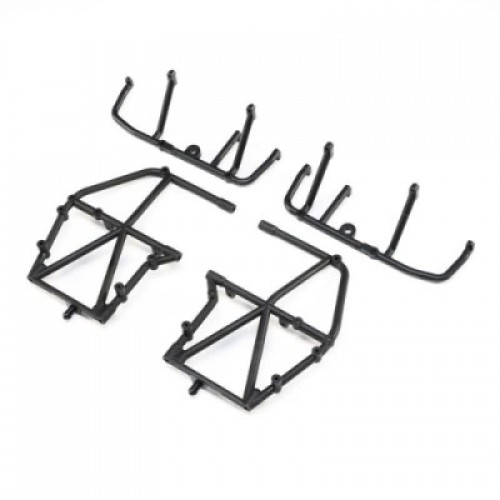 �˾���ũ LOS241040 [TEAM LOSI] Side Cage and Lower Bar, Black: LMT