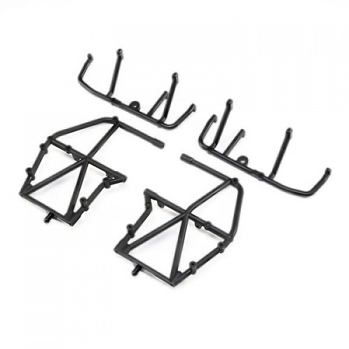 �˾���ũ LOS241040 [TEAM LOSI] Side Cage and Lower Bar, Black: LMT