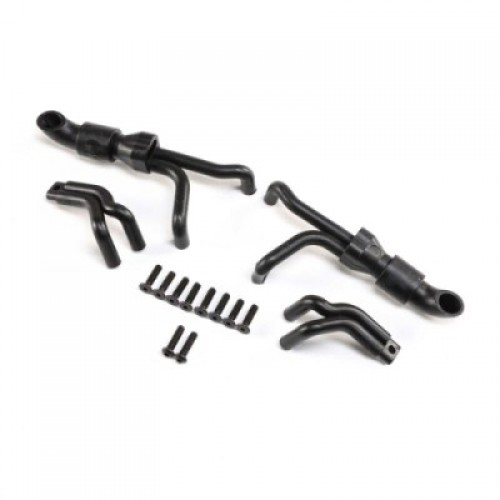 [�˾���ũ] LOS241035 [TEAM LOSI] 4n1 Collective Headers, Silver: LMT