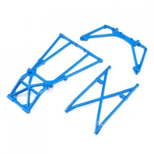 [�˾���ũ] LOS241049 [TEAM LOSI] Rear Cage and Hoop Bars, Blue: LMT