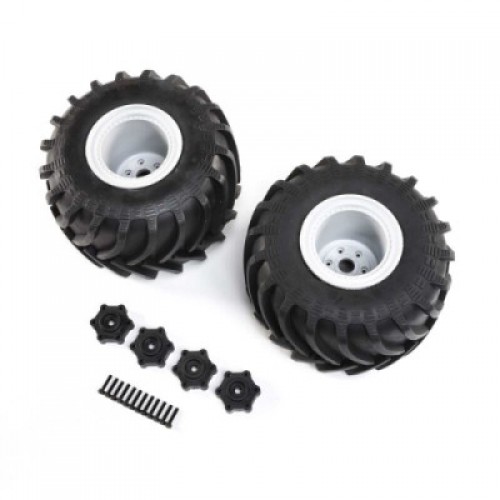 �˾���ũ LOS43034 [TEAM LOSI] Mounted Monster Truck Tires, Left/Right: LMT
