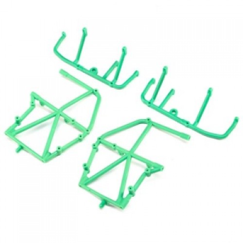 [�˾���ũ] LOS241039 [TEAM LOSI] Side Cage and Lower Bar, Green: LMT