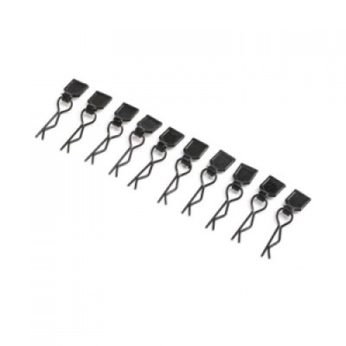 �˾���ũ LOS246003 [TEAM LOSI] Body Clips, Black, Small (10): LMT