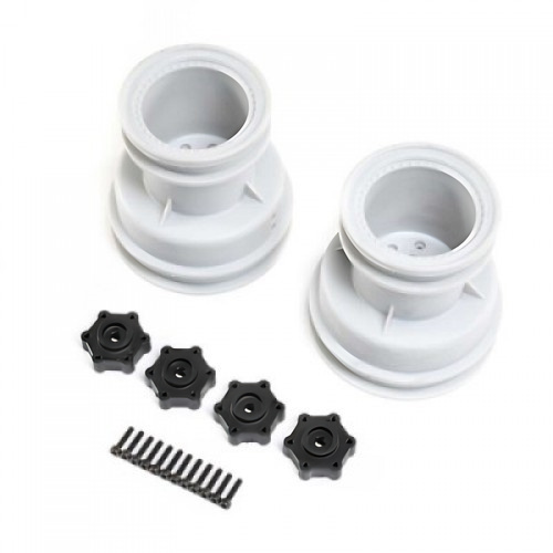 �˾���ũ LOS43033 [TEAM LOSI] MT Wheel, Silver (2): LMT