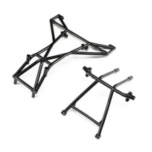 �˾���ũ LOS241042 [TEAM LOSI] Top and Upper Cage Bars, Black: LMT