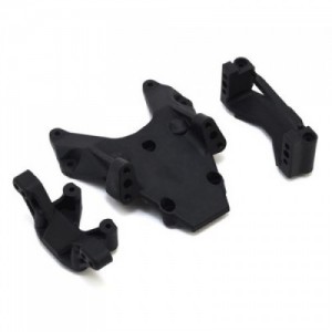 [TEAM LOSI] Bulkhd Camber Blk,Servo Mnt: 22