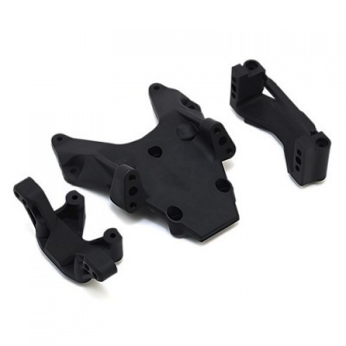 �˾���ũ LOS231045 [TEAM LOSI] Bulkhd Camber Blk,Servo Mnt: 22