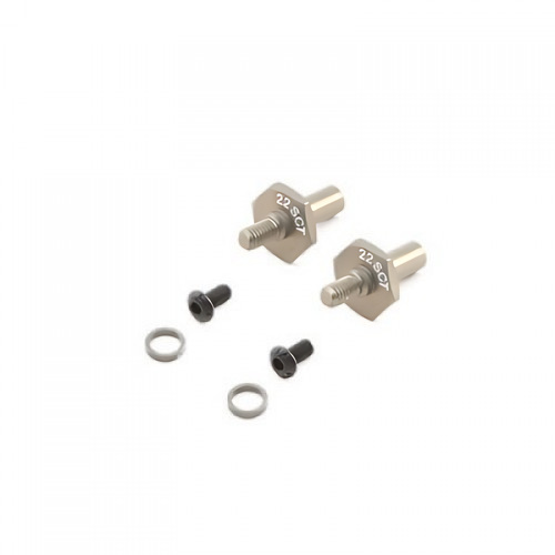 �˾���ũ TLR332065 [TLR Racing] Front Axle Set Aluminum, 12mm Hex: 22SCT 3.0