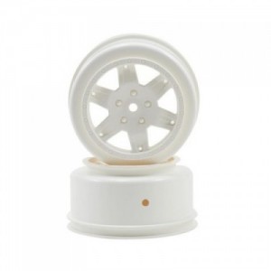 [TLR Racing] Team Losi Racing 12mm Hex Short Course Wheels (White) (2) (22SCT/TEN-SCTE)