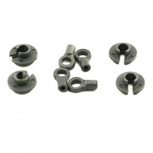 [�˾���ũ] LOSA5079 [TEAM LOSI] Team Losi Shock Ends & Cups (4) Comp RockCrawler,XXX-SCT,XXX-SCB