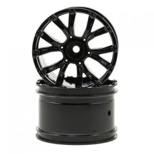 �˾���ũ LOSB7014 [TEAM LOSI] Team Losi 320S Force Wheels (Black Chrome) (2) (Ten-T)