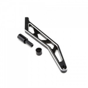 [TEAM LOSI] Chassis Brace, Rear, Black, Aluminum MTXL