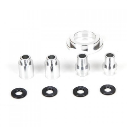 �˾���ũ LOS256008 [TEAM LOSI] Engine Mount Spacer & Clutch Mount, AL, Slvr: MTXL